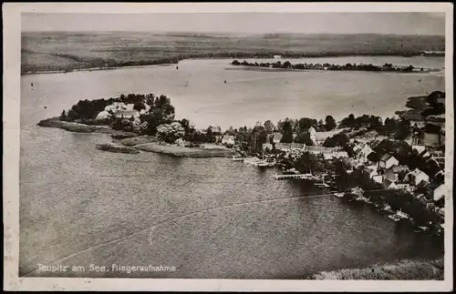 Ansichtskarte Teupitz Teupitz am See, Fliegeraufnahme - Luftbild 1940