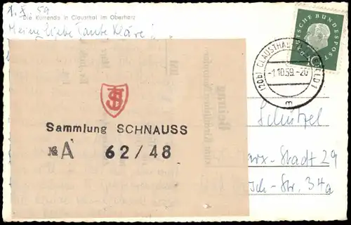 Clausthal-Zellerfeld Stadtteilansicht, Die Kurrende im Oberharz 1959