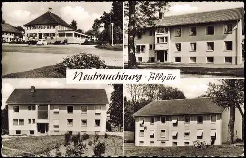 Neutrauchburg Mehrbildkarte mit 4 Ortsansichten; Ort im Allgäu 1965