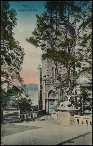 Ansichtskarte Tharandt Schloss Suminsky 1910