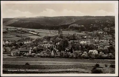 Ansichtskarte Königsee Panorama-Ansicht, Totalansicht 1935
