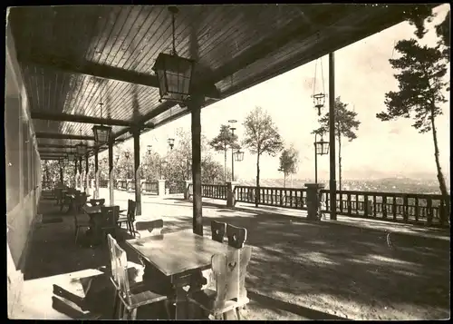 Foto Brünn Brno Restaurant - Blick auf die Stadt 1958 Privatfoto