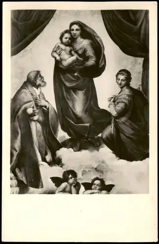 Ansichtskarte Dresden Sixtinische Madonna - Gemäldegalerie 1956