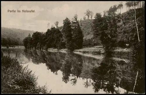 Ansichtskarte Zittau Neißetal zwischen Zittau und Görlitz 1913