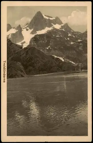 Postcard Romsdale Troldtinderne 1914
