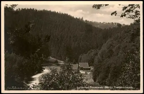 Ansichtskarte Frauenwald Tränkbachmühle 1931