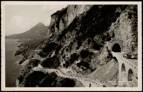 Cartoline Riva del Garda GARDESANA OCCIDENTALE Straße LKW 1930