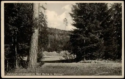 Ansichtskarte Bad Berka Reichsehrenhaingelände Bad Berka b. Weimar 1932