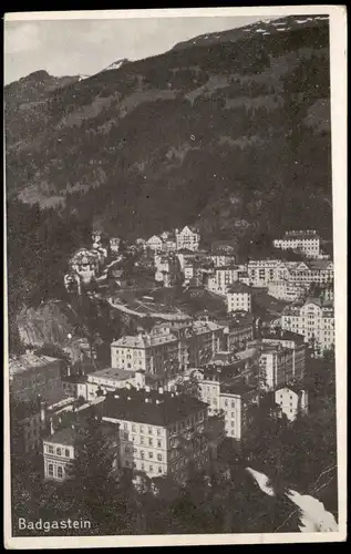 Ansichtskarte Bad Gastein Panorama-Ansicht Stadt-Teilansicht 1930
