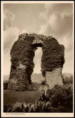Ansichtskarte Rolandswerth-Remagen ROLANDSBOGEN Burg Rolandseck 1930