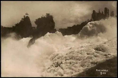 Ansichtskarte Neuhausen am Rheinfall Rheinfall River-Falls Rhine 1920