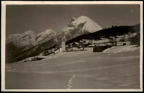 Ansichtskarte Mösern Panorama-Ansicht 1940