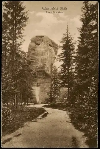 Weckelsdorf Teplice nad Metují Wekelsdorf Adersbašské Skály. Homole cukru. 1924