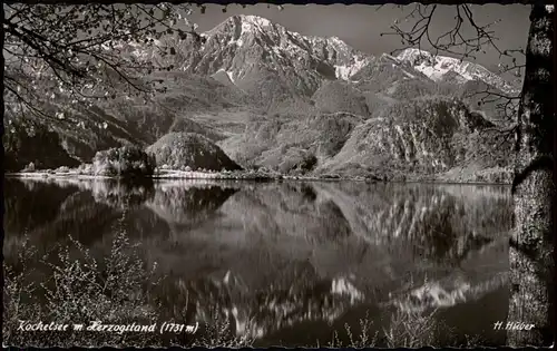 Ansichtskarte Schlehdorf Kochelsee m. Herzogstand (1731 m.) 1962
