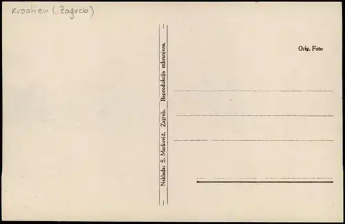 Postcard Zagreb Luftbild 1932