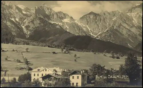 Foto Saalfelden am Steinernen Meer Alm 1928 Privatfoto