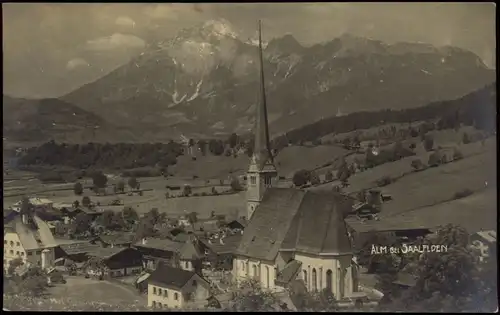 Foto Saalfelden am Steinernen Meer Stadtpartie 1928 Privatfoto