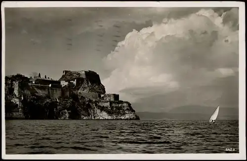 Postcard Korfu Korfu/Corfu Citadelle 1935