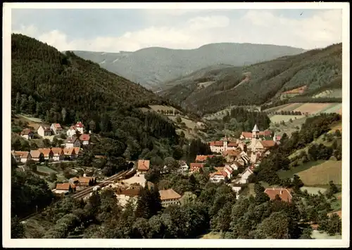 Bad Peterstal-Griesbach Panorama-Ansicht Bad Peterstal Schwarzwald 1965
