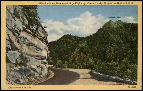 .USA United States of America Great Smoky Mountains National Park 1930