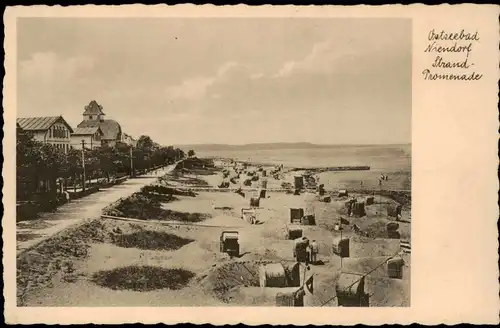 Ansichtskarte Niendorf-Timmendorfer Strand Strand-Promenade 1910