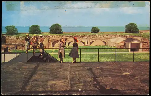 Postcard Charleston FORT SUMTER Charleston, S. C., USA 1960