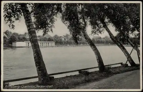Ansichtskarte Pinneberg Quellental - Badeanstalt 1953