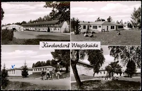 Ansichtskarte Bad Orb Mehrbild-AK 4 Fotos FRANKFURTER SCHULLANDHEIM 1970