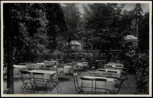 Weißer Hirsch-Dresden Außensitz Konditorei-Kaffee "Faust" 1940