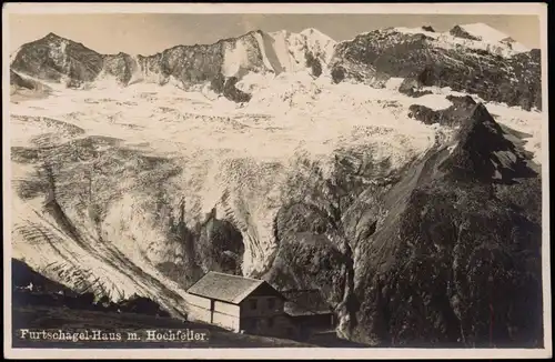 Hochfeiler Furtschagelhaus Gletscher Glacier Zillertal -Tirol 1927 Privatfoto