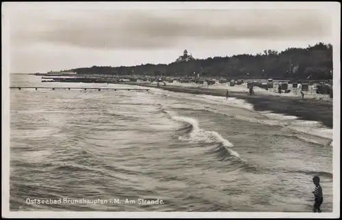 Ansichtskarte Brunshaupten-Kühlungsborn Strand/Küste Kurhaus 1931