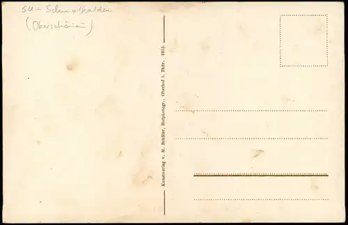 Ansichtskarte Oberhof (Thüringen) Kanzlergrund - Finkensteine 1915