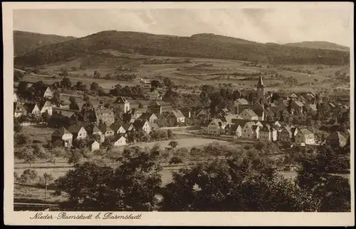Ansichtskarte Ober-Ramstadt Nieder-Ramstadt b. Darmstadt 1920