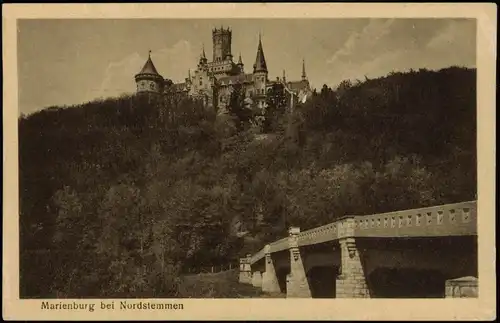 Ansichtskarte Nordstemmen Schloss/Burg Marienburg bei Nordstemmen 1920