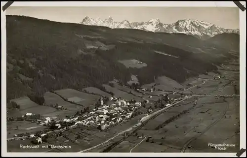 Ansichtskarte Radstadt Panorama mit Dachstein, Umlandansicht 1932