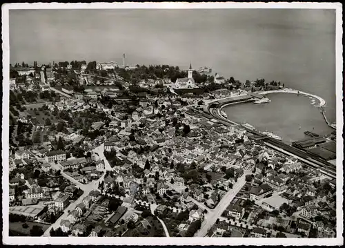 Ansichtskarte Romanshorn Luftbild Flugaufnahme 1957