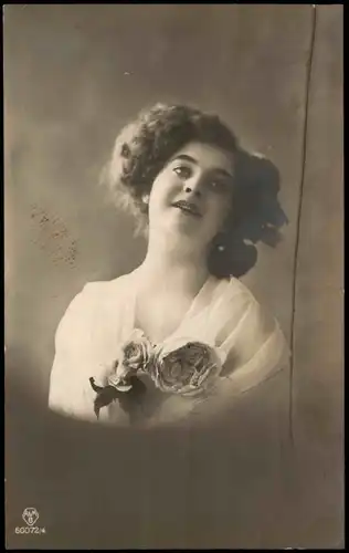 Frühe Fotokunst Menschen Soziales Leben Porträt-Foto Frau 1913