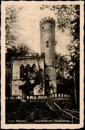 Hannoversch Münden Hann. Münden Aussichtsturm Tillyschanze 1936