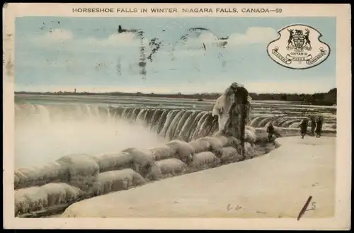 Niagara Falls (Ontario) HORSESHOE FALLS NIAGARA FALLS, CANADA 1930