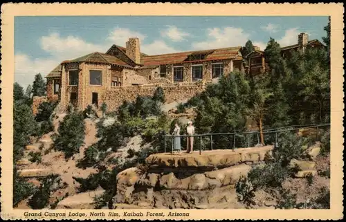 Arizona (State) Allgemein Grand Canyon Lodge, Kaibab Forest, Arizona 1930