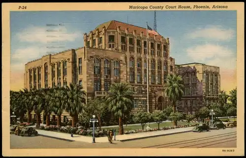 Phöenix Phoenix Maricopa County Court House, Ortsansicht (City View) 1945