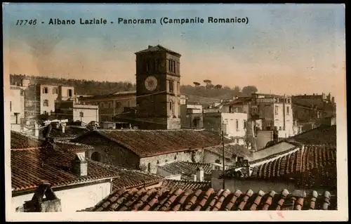 Cartoline Albano Laziale Stadtpartie 1923