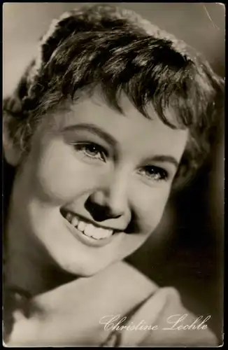 Sammelkarte  Film/Fernsehen/Theater - Schauspieler Christine Lechle 1959
