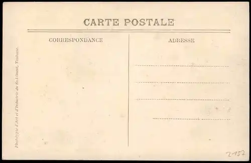 CPA Toulouse Le Jardin du Musée. 1909