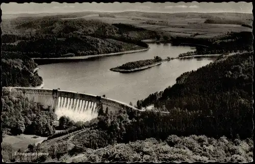 Ansichtskarte Ennepetal Luftbild Talsperre 1959