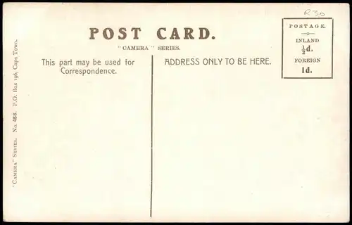 Postcard Südafrika Camps Bay Südafrika 1910