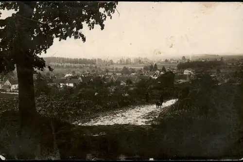 Foto .Frankreich Dorf in Frankreich France 1915 Privatfoto   gel. Feldpost. Exp.