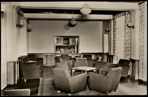 Antonshöhe-Breitenbrunn (Erzgebirge) FDGB-Sanatorium, Lesezimmer 1959