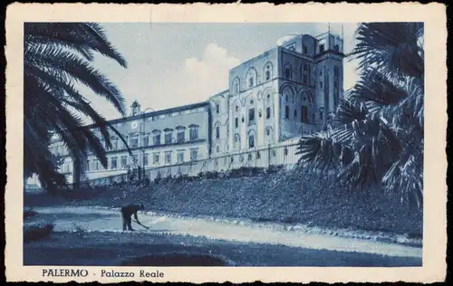 Palermo Palermo (Palermu) Palazzo Reale Palais Royal Royal Palace 1930