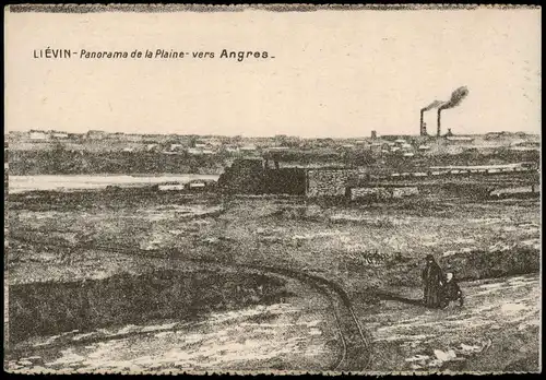 CPA Liévin LIÉVIN Panorama de la Plaine vers Angres 1910